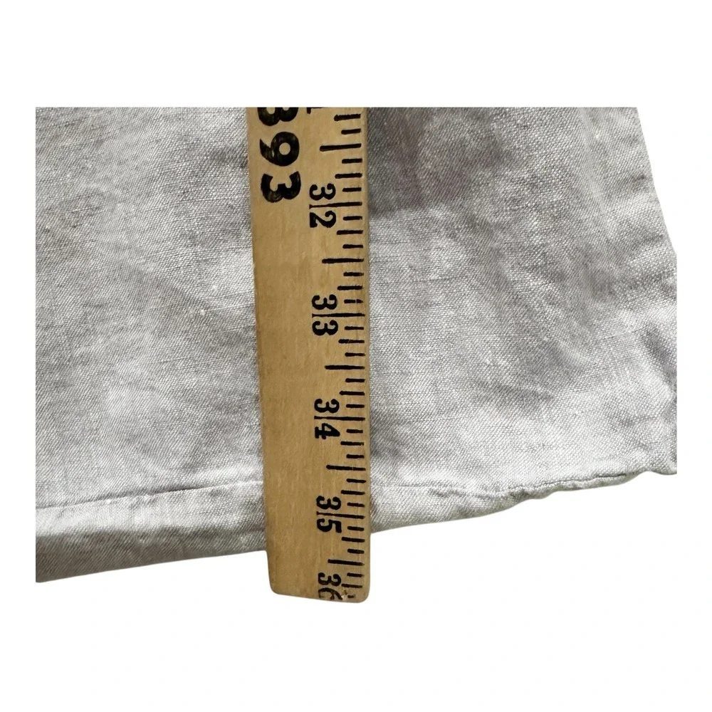 West Elm 100% Linen King Size Pillowcase Sham‎ Light Lavender 20 X 36 Inches